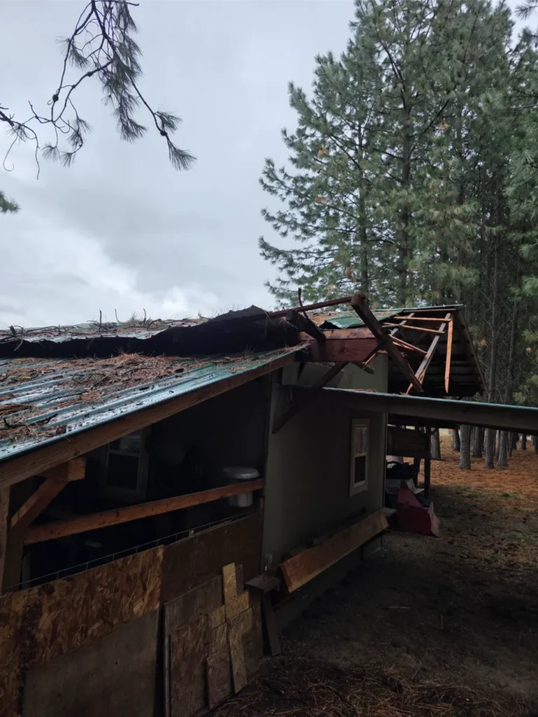 Storm Damaged in North Idaho